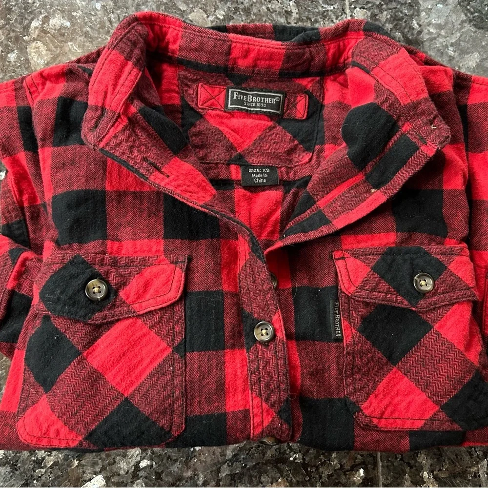 Five Brothers Women’s Regular XS Flannel - Picture 2 of 8